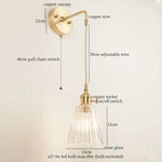 Afralia™ Copper LED Wall Lamp for Bedroom Sofa, Bathroom, Mirror, Stair Light