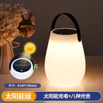 Solar Powered LED Tabletop Lantern with USB Rechargeable Battery