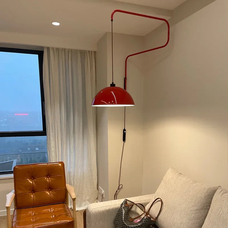 Adjustable Nordic Pendant Light for Kitchen Island and Bedroom Wall Fixture