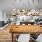 Glass Ball LED Pendant Lamps: Stylish Lighting for Kitchen, Bedroom, Living & Dining Room
