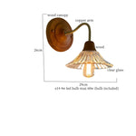 Afralia Glass LED Wall Sconce Lamp Colorful Living Room Bedroom Mirror Stair Light