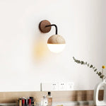 Yellow Travertine LED Wall Lights Pull Chain Nordic Modern Stair Light