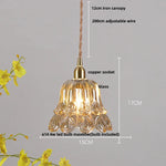 White Glass LED Pendant Lamp Nordic Modern Copper Socket Hanging Lights