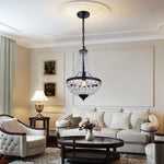 Luxury Crystal Basket Chandelier Pendant Light - Nordic Living Decor Fixture