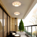 Flower Crystal LED Ceiling Lamp Chandelier Light for Home Hotel Living Room