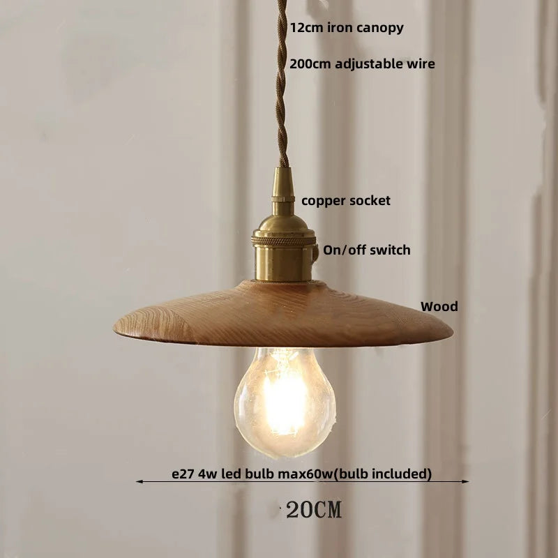 Afralia™ Glass LED Pendant Lamp Copper Socket for Dining Living Room Decor