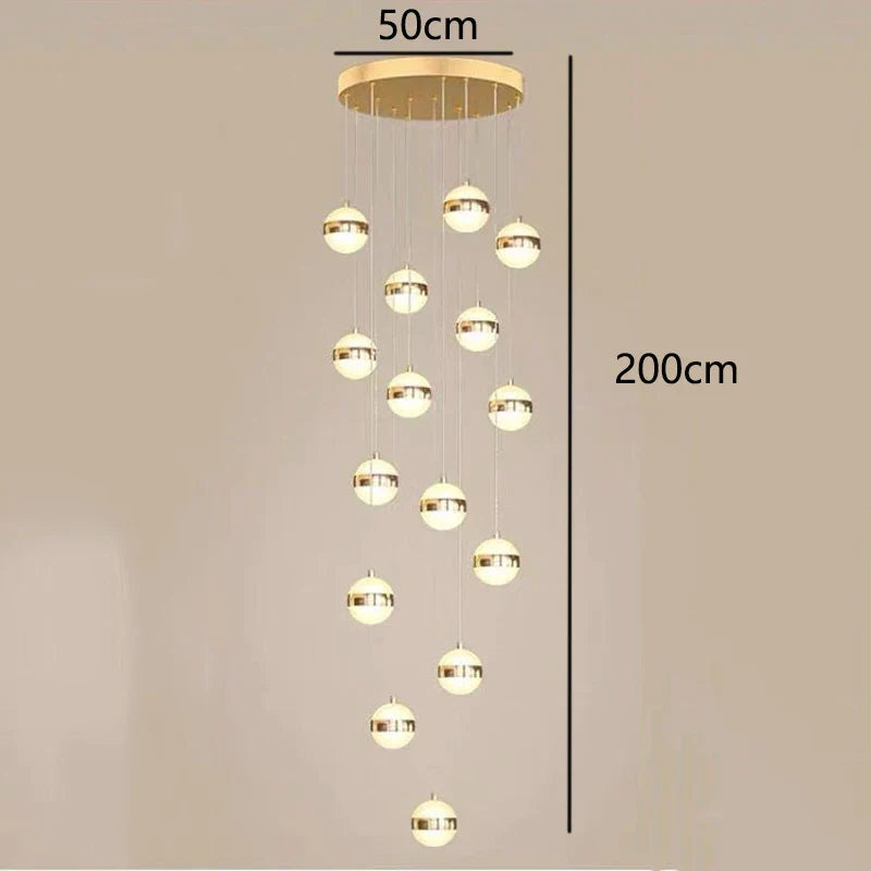 Modern Pendant Light Chandeliers for Living Room Staircase LED Indoor Lighting
