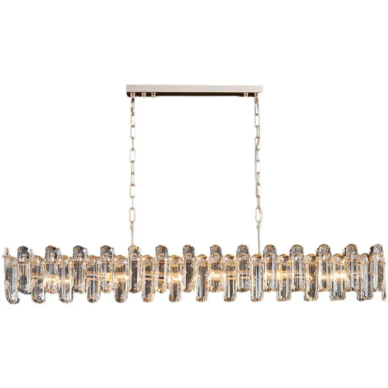Crystal Dimmable Pendant Light Luminaire for Living Room Bedroom