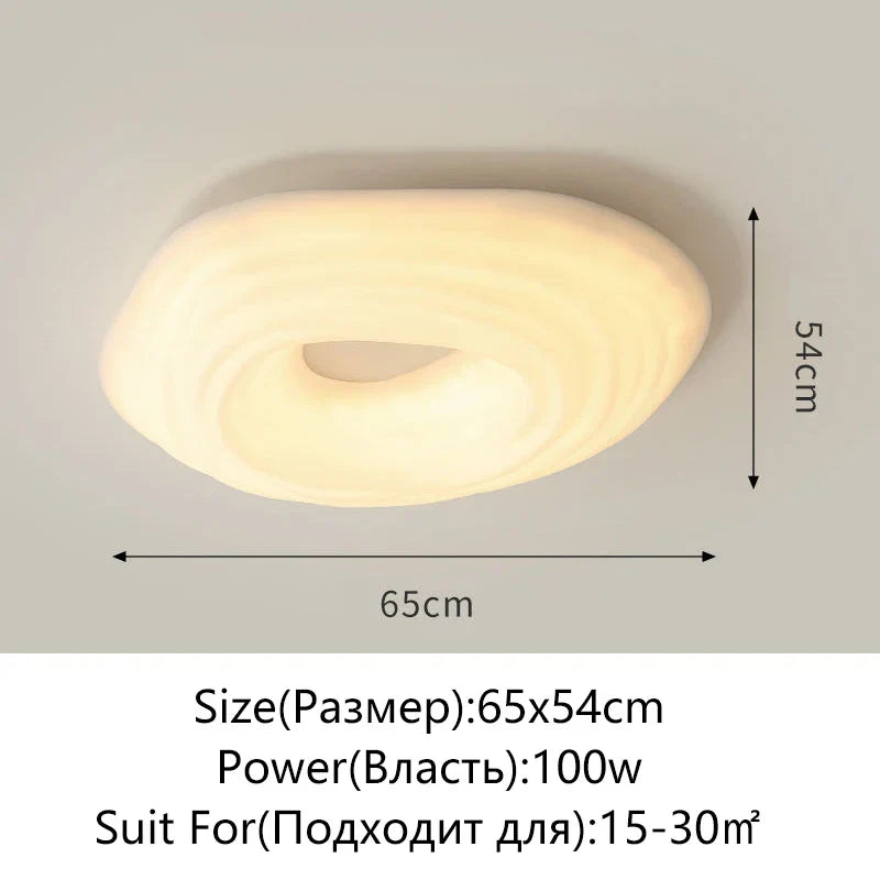 Cloud LED Ceiling Chandelier for Modern Living Room, Bedroom, Dining Room, and Aisle Lighting.