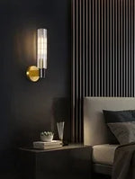 Luxe Copper Wall Lamp for Bedside, Corridor, Reading Room, TV Background