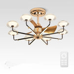 Tropics Fan Light Chandelier: Modern Simple Indoor Ceiling Board Summer Breeze Coastal Design