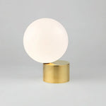 Glass Ball Table Lamp for Bedroom Study Hotel, Nordic Modern Decorative Bedside Light