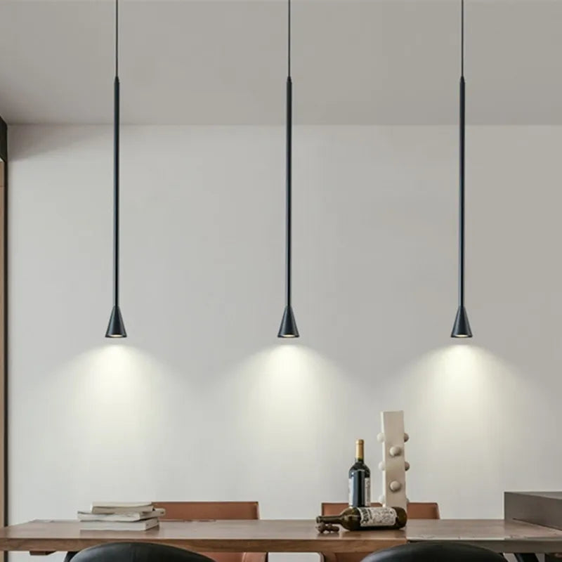 Nordic Minimalist Horn Pendant Light for Living Room and Bedroom