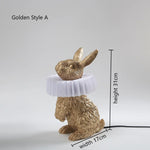 Rabbit LED Table Lamp: Modern Bedroom Bedside Light, Living Room Decor