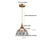 Afralia™ Blue Glass LED Pendant Light - Nordic Modern Hang Lamp