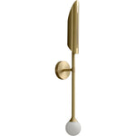 Gold LED Copper Wall Lamp Sconce for Living Dining Bedroom