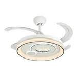 Dimmable Smart Home LED Ceiling Fan Light with Remote Control