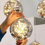 Nordic Stair Chandelier Ceiling Light Set for Living and Dining Room