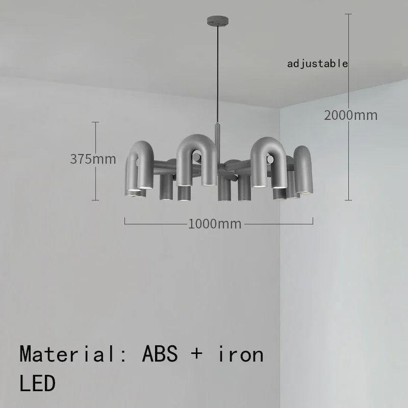 Modern LED Chandelier for Living & Dining Room.