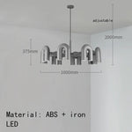 Modern LED Chandelier for Living & Dining Room.