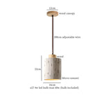 Afralia™ Cement LED Pendant Lights for Bedroom Living Room Kitchen House Decor