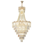 Elegant Simple Staircase Chandelier LED Livingroom Villa Creative Hotel Lighting