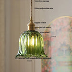Wicker Glass LED Pendant Light - Modern Adjustable Fixture for Restaurant & Coffee Bar