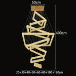 Crystal Chandelier: Elegant Living Room & Stair Pendant Light
