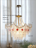 Crystal Chandelier: Elegant Retro Lighting for Bedroom, Dining, Living Room & Cloakroom