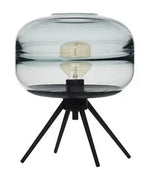 Glass & Metal Nordic Sofa Desk Lamp for Postmodern Bedroom & Living Room
