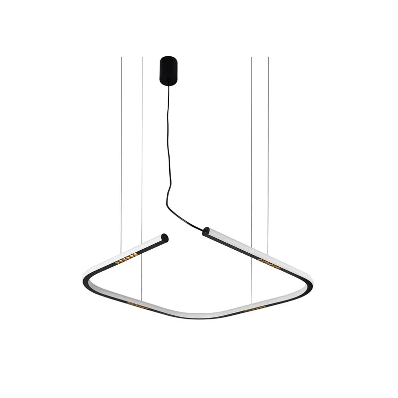 LED Square Sensor Chandelier for Living Room Lighting