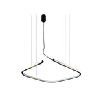 LED Square Sensor Chandelier for Living Room Lighting