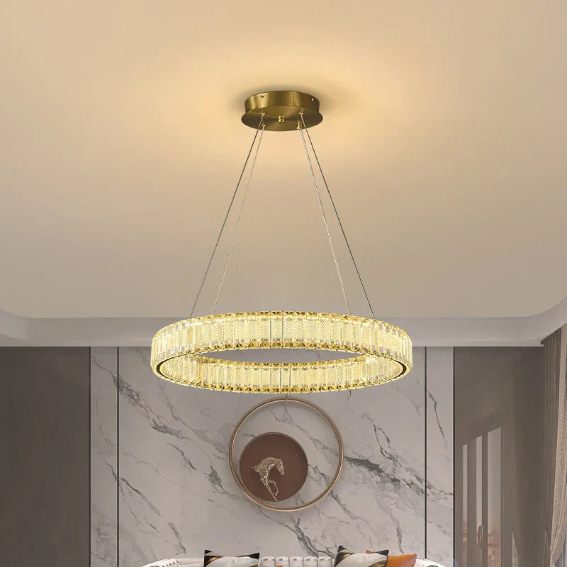 Crystal Chandelier Pendant Lamps for Home Decor and Modern Living Room Lighting