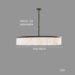 Round Marble Chandelier Ceiling Light Fixture for Kitchen Dining Room