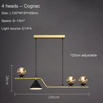 Glass Pendant Chandelier Nordic Ceiling Hanging Lamp - Kitchen Island Suspension Light