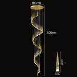 Nordic Home Decoration Stair Chandelier Living Room Dining Pendant Lights Ceiling Lighting