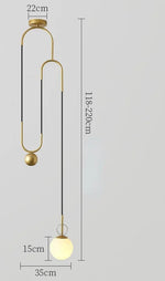 Modern LED E14 Pendant Chandelier for Dining Living Room Creative Black Gold Lighting Fixtures