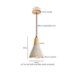 Afralia™ Cement LED Pendant Lights for Bedroom Living Room Kitchen House Decor