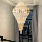 Hollow Chandelier: Luxury Spiral Staircase & Living Room Light for Hotel Lobby