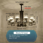 Crystal Chandelier: Modern Luxury Main Light for Livingroom, Hall, and Restaurant
