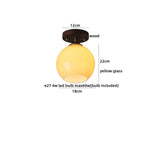 LED Ceiling Lamp Japanese Style Glass Modern Living Room Lighting