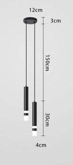 Rotatable Spotlight Pendant Lamp for Modern Bedroom, Living Room, and Kitchen Lighting