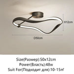 LED Ceiling Light: Modern Minimalist Nordic Design for Bedroom, Living Room, Study, Kitchen & Restaurant