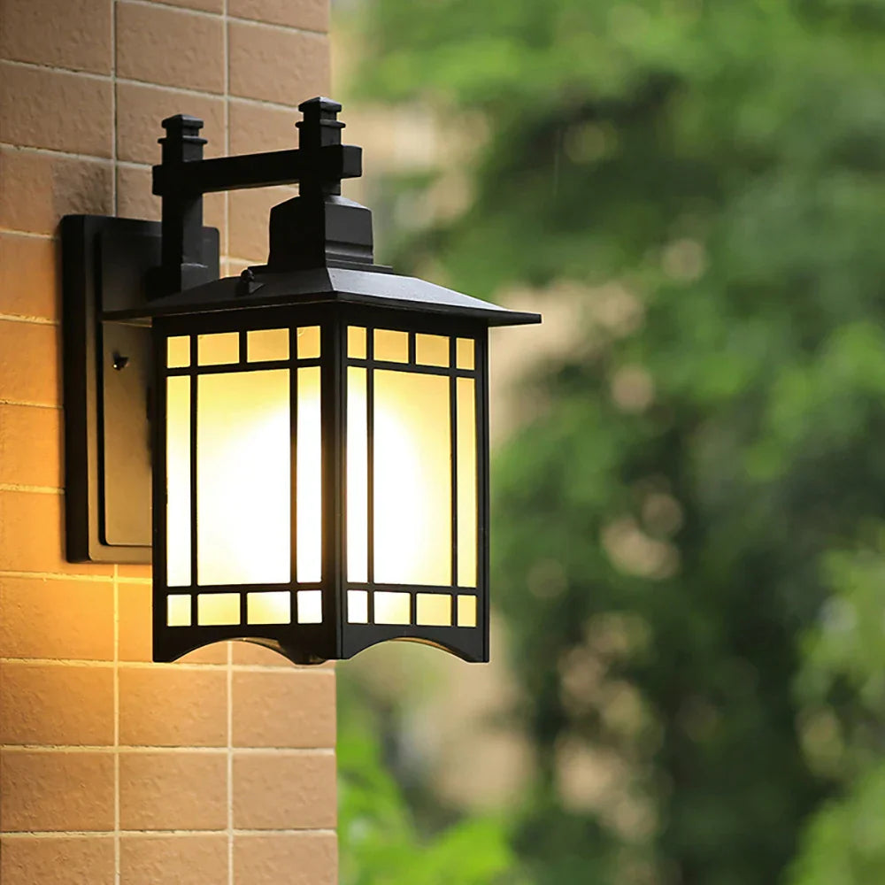 LED Wall Lamp: European Style Outdoor Waterproof Light for Garden, Balcony, and Courtyard