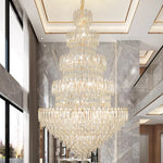 Crystal Chandelier Light: Elegant Postmodern Dining Room & Bedroom Lighting