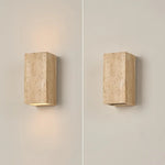 Yellow Travertine COB LED Wall Light for Nordic Living Space