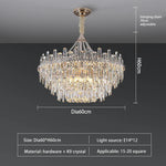 Sparkling LED Chandelier by for Elegant Home Lighting