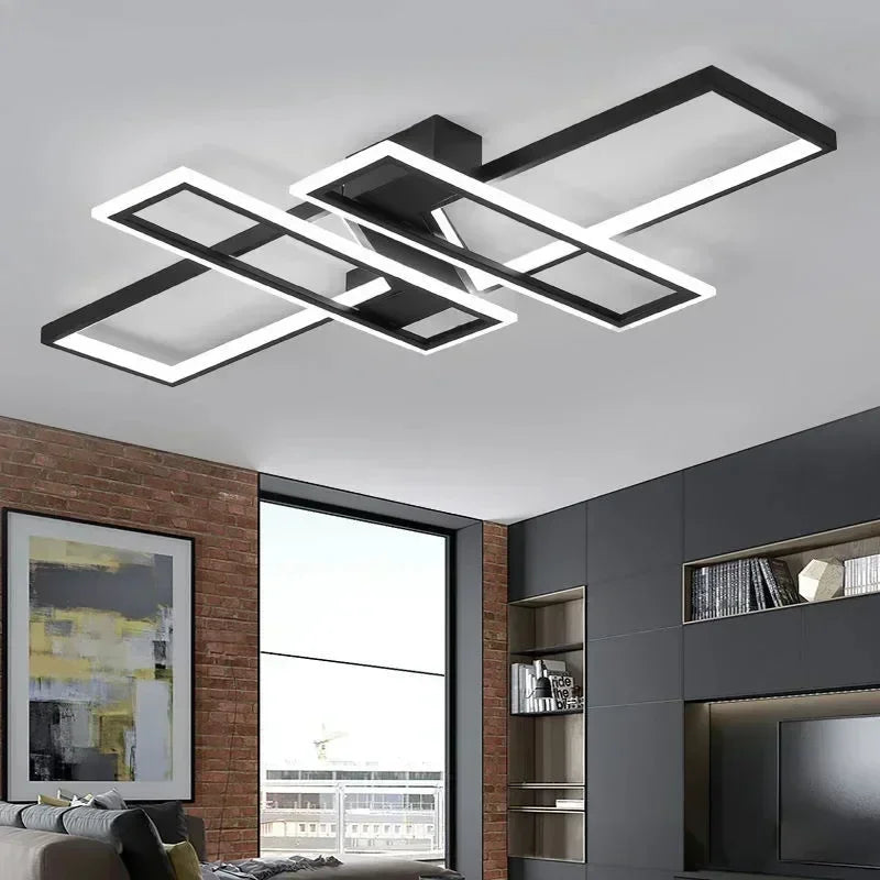 Nordic Ceiling Chandelier for Dining Living Room - Dimmable Minimalist Lighting Fixture