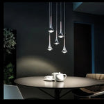 Light Luxury Meteor Shower Chandelier for Living Room, Staircase, Bedroom, and Bar