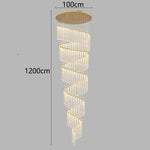 Nordic Home Decoration Stair Chandelier Living Room Dining Ceiling Light